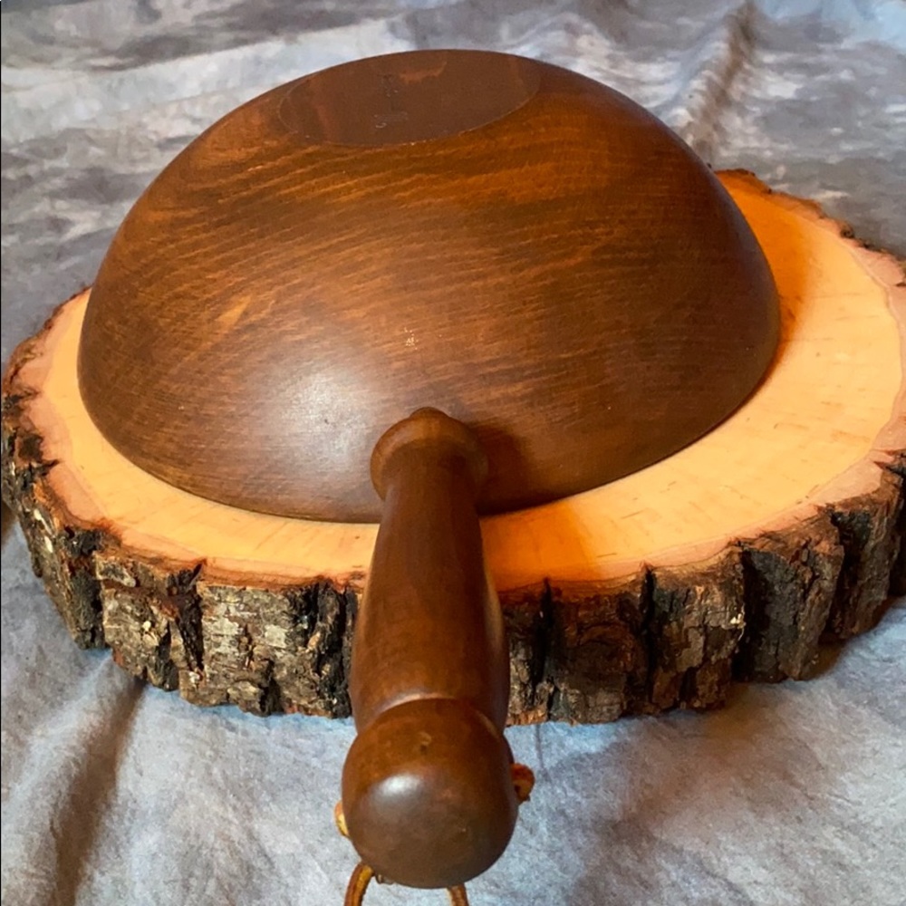 Woodcrafters Wooden Bowl with Handle - Picture 14 of 16